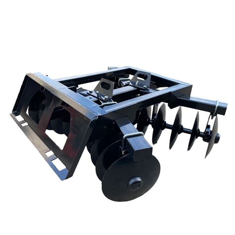 disc plow for skid steer|hydraulic skid steer harrow.